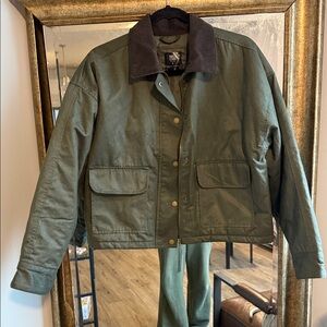 Nevernow Olive Green womens Jacket small
